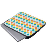 Pattern Geometric Vintag Stylish Modern Laptopschutzhülle (Vorne Knopf)