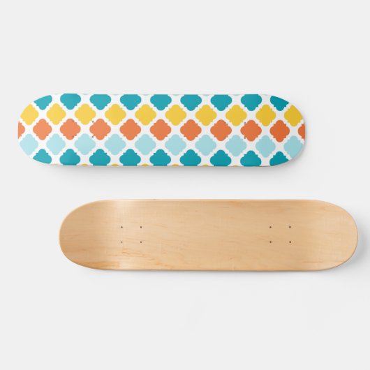  Pattern Geometric Vintag Stylish Modern    Skateboard (Horizontal)