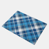 Pattern Geometric Vintag Trendy Blue Fußmatte (Schrägansicht)