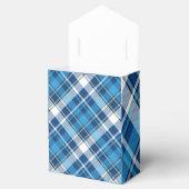 Pattern Geometric Vintag Trendy Blue Geschenkschachtel (Geöffnet)