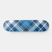 Pattern Geometric Vintag Trendy Blue Skateboard (Horizontal)