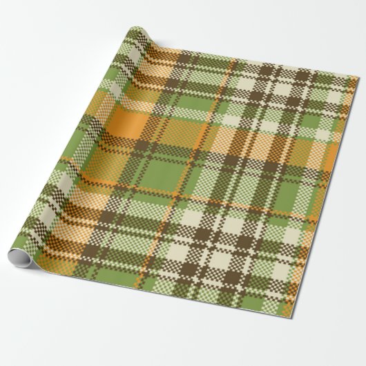 Pattern Geometric Vintag Trendy Fashion Geschenkpapier (Ungerollt)