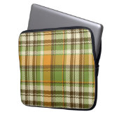 Pattern Geometric Vintag Trendy Fashion Laptopschutzhülle (Vorderseite Links)