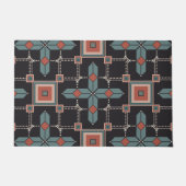 Pattern Geometric Vintag Trendy Fußmatte (Vorderseite)