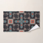 Pattern Geometric Vintag Trendy Handtuch (Handtuch)