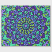 Pattern Geometric Vintag Trendy Niedlich Geschenkpapier (Flach)