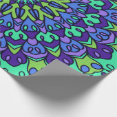 Pattern Geometric Vintag Trendy Niedlich Geschenkpapier (Ecke)