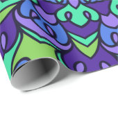 Pattern Geometric Vintag Trendy Niedlich Geschenkpapier (Rolleneckpunkt)