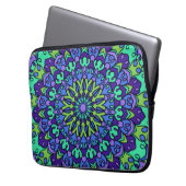 Pattern Geometric Vintag Trendy Niedlich Laptopschutzhülle (Vorderseite Links)