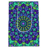 Pattern Geometric Vintag Trendy Niedlich Mittlere Geschenktüte (Rückseite)