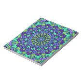 Pattern Geometric Vintag Trendy Niedlich Notizblock (Rotiert)
