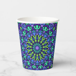 Pattern Geometric Vintag Trendy Niedlich Pappbecher