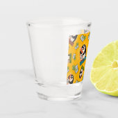Pattern-Gin, Ginguin-Pinguin-Geschenk für Gin-Fans Schnapsglas (Links)