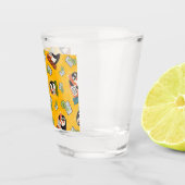 Pattern-Gin, Ginguin-Pinguin-Geschenk für Gin-Fans Schnapsglas (Rechts)