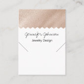 Pattern-Gold-Foil-Display-Karte Visitenkarte (Vorderseite)