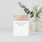 Pattern-Gold-Foil-Display-Karte Visitenkarte (Stehend Vorderseite)