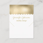 Pattern-Gold-Foil-Display-Karte Visitenkarte (Vorderseite)