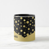 Pattern Gold Polka Kaffee Tasse (Zentrum)