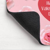 Pattern Happy Valentine`s Day 2023 Hintergrund Mousepad (Ecke)