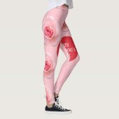 Pattern Happy Valentine`s Day 2024 Hintergrund Leggings (Rechts)