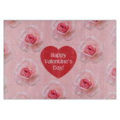 Pattern Happy Valentine`s Day 2024 Hintergrund Schneidebrett (Vorderseite)