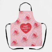Pattern Happy Valentine`s Day 2024 Hintergrund Schürze (Vorderseite)