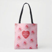 Pattern Happy Valentine`s Day 2024 Hintergrund Tasche (Vorderseite)
