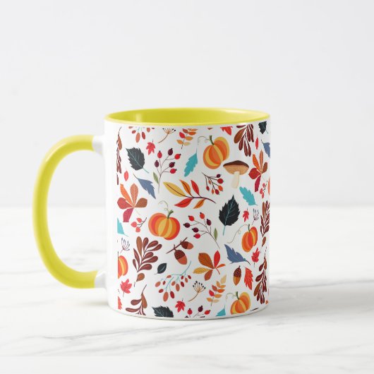 Pattern Herbstliche Tasse (Links)