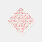 Pattern Herz Valentinstag Serviette (Ecke)