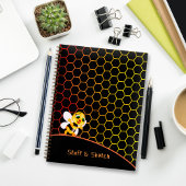 Pattern honeycomb Notebook Notizblock