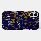 pattern initial name Case-Mate iPhone hülle (Rückseite (Horizontal))