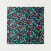 Pattern Kirschtomaten auf den Büschen Wandteppich (Vorderseite)