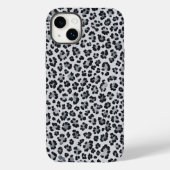 Pattern Leopard Print Gray Case-Mate iPhone Hülle (Rückseite)
