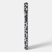 Pattern Leopard Print Gray Case-Mate iPhone Hülle (Rückseite / Links)