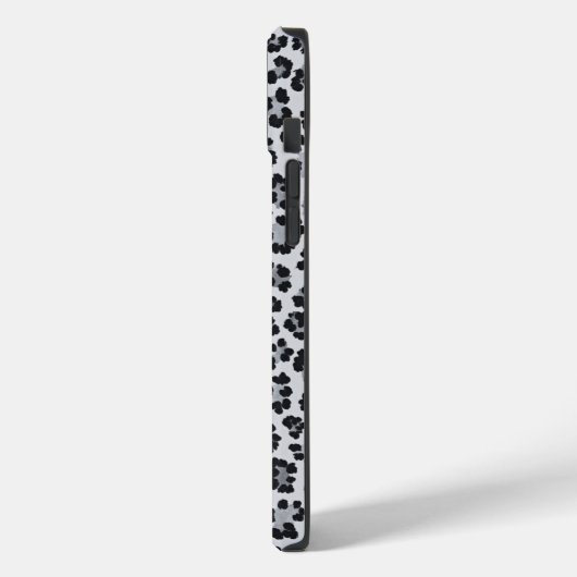 Pattern Leopard Print Gray Case-Mate iPhone Hülle (Rückseite / Links)