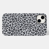 Pattern Leopard Print Gray Case-Mate iPhone Hülle (Rückseite (Horizontal))