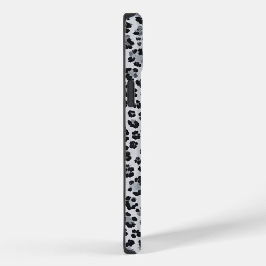 Pattern Leopard Print Gray Case-Mate iPhone Hülle (Rückseite / Rechts)