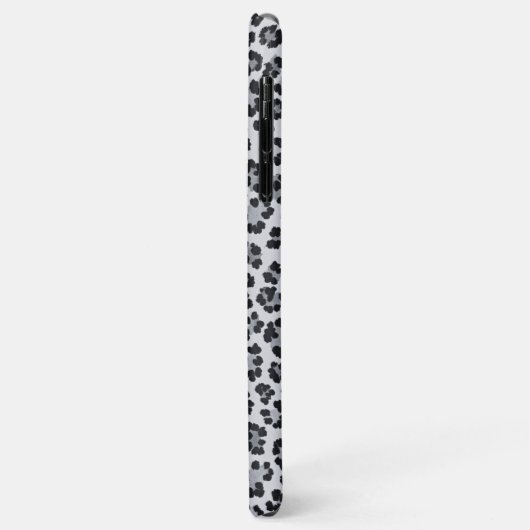 Pattern Leopard Print Gray Case-Mate iPhone Hülle (Hinten/Links)