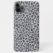 Pattern Leopard Print Gray Case-Mate iPhone Hülle (Rückseite)