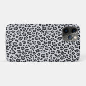 Pattern Leopard Print Gray Case-Mate iPhone Hülle (Rückseite (Horizontal))
