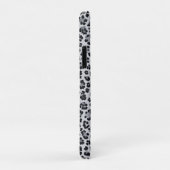 Pattern Leopard Print Gray Case-Mate iPhone Hülle (Hinten/Rechts)
