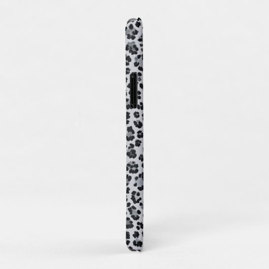 Pattern Leopard Print Gray Case-Mate iPhone Hülle (Hinten/Rechts)