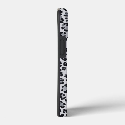 Pattern Leopard Print Gray Case-Mate iPhone Hülle (Rückseite / Rechts)