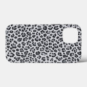 Pattern Leopard Print Gray Case-Mate iPhone Hülle (Rückseite (Horizontal))