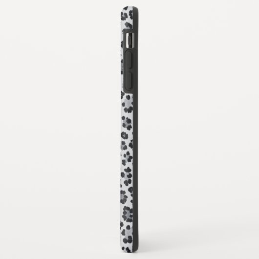 Pattern Leopard Print Gray Case-Mate iPhone Hülle (Hinten/Links)