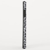 Pattern Leopard Print Gray Case-Mate iPhone Hülle (Hinten/Rechts)