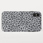 Pattern Leopard Print Gray Case-Mate iPhone Hülle (Rückseite (Horizontal))