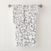 Pattern lustiger Spaß Badhandtuch Set (Insitu)