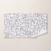 Pattern lustiger Spaß Badhandtuch Set (Handtuch)