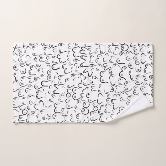 Pattern lustiger Spaß Badhandtuch Set (Handtuch)